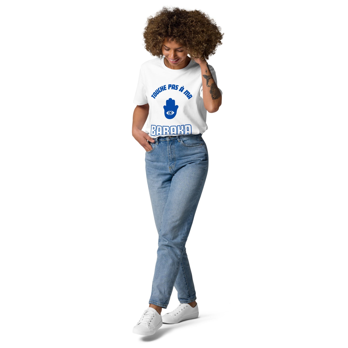 T-shirt Unisexe "Baraka" – Style Marocain Moderne en Coton Bio | AzelShop